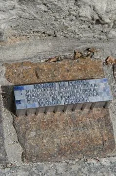 Type pieces ready to use 스톡 사진