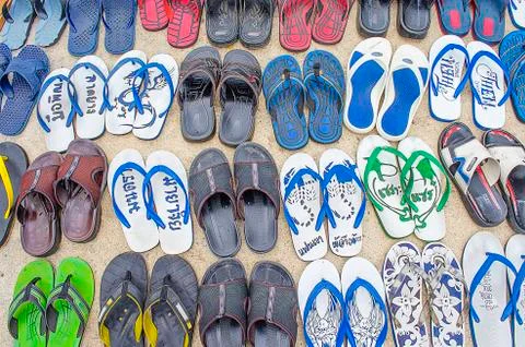 Type of sandal Stock Photos