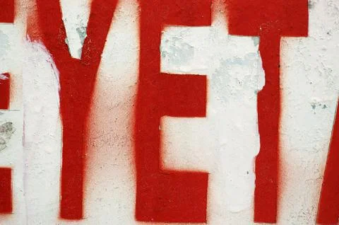 Type stencil detail Fotos de archivo