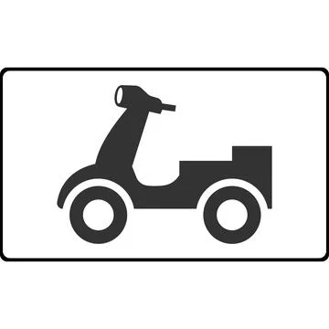 Type of vehicle. The motorcycle sign. Vector image. Stock Illustration