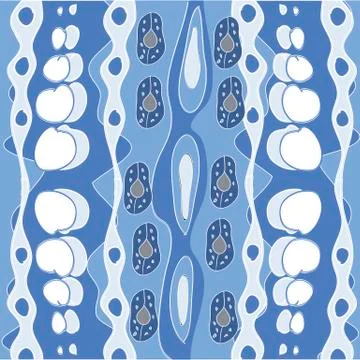 Type of water ornament Stock Illustration