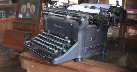 Type Writer Stock Footage 124297721