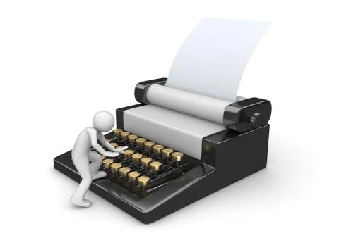 Typerwriter Stock Illustration