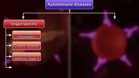 Types of autoimmune diseases Stock Footage 319704605