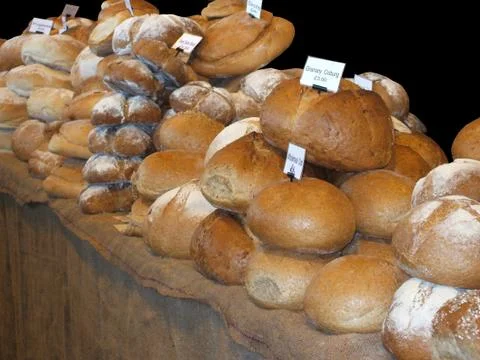 Types of Bread. Foto stock