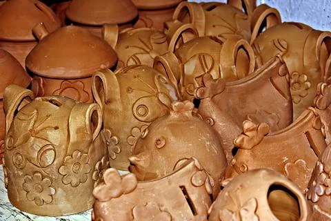 Types of clay 10 Stock Photos