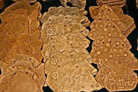 Types of clay 12 Stock Photos