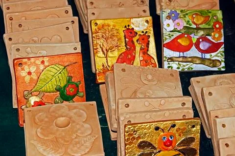 Types of clay 23 Stock Photos