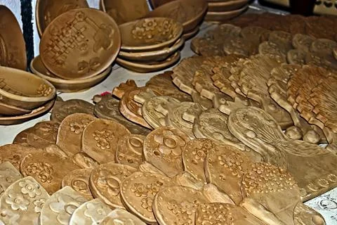 Types of clay 3 Stock Photos