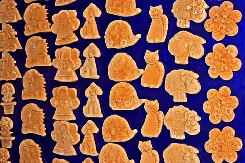 Types of clay 7 Stock Photos