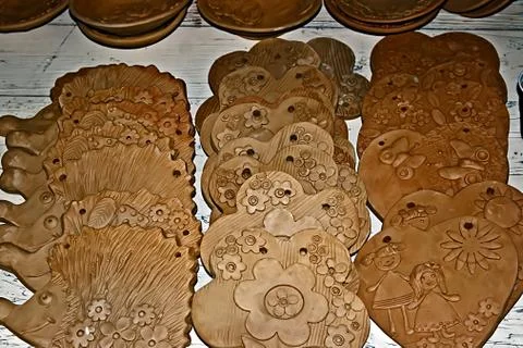 Types of clay 8 Stock Photos