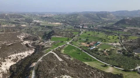 Types of Cyprus in the mountains. Diverse landscape in nature. Stock Footage 168123214