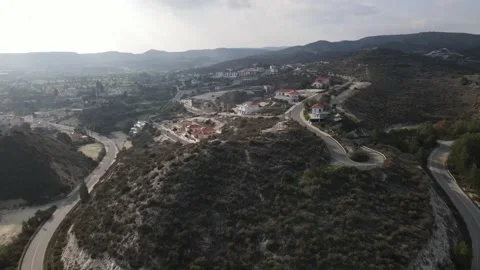 Types of Cyprus in the mountains. Diverse landscape in nature. Stock Footage 168123613