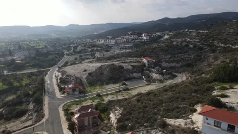 Types of Cyprus in the mountains. Diverse landscape in nature. Видео 168123673