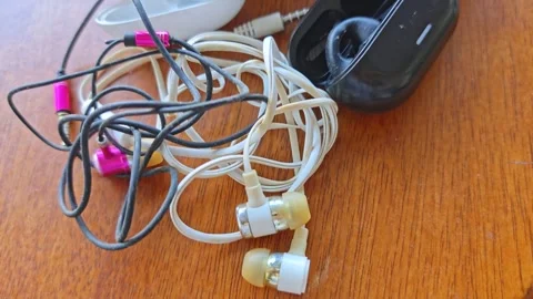 Types earbud Stock Footage 339111672