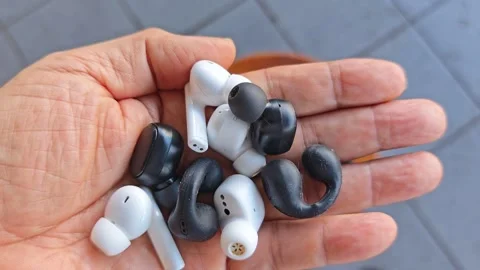 Types earbud Stock Footage 339111822