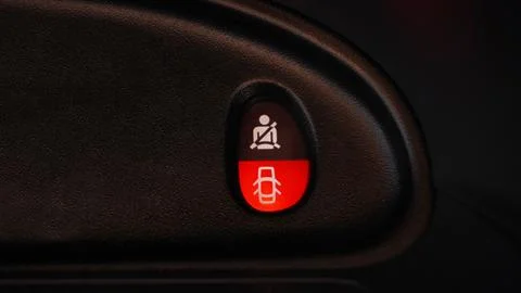 Types of indicators on the car panel Stock Photos