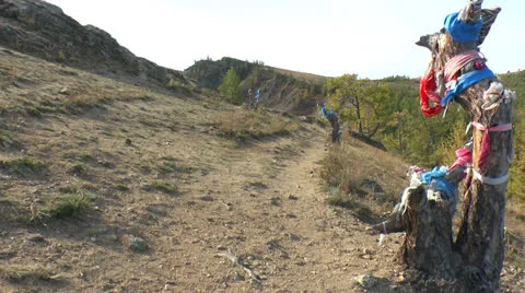 Types of Lake Baikal Stock Footage 24280845