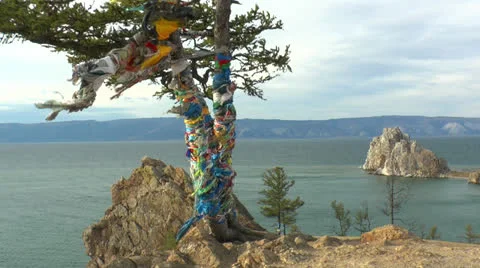 Types of Lake Baikal Stock Footage 24281466