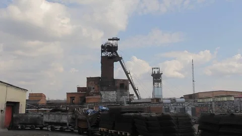 Types of modern coal mines Video stock 74490431