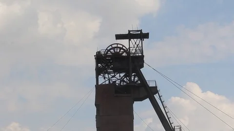 Types of modern coal mines Stockbeeldmateriaal 74490559