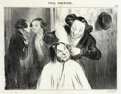 Types Parisiens (series of prints) Illustration