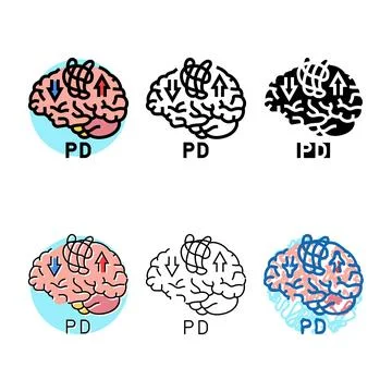 Types prion diseases color icon vector Stock Illustration