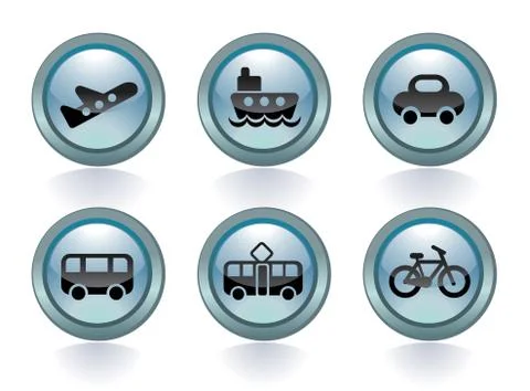 Types of transport Stock Illustration