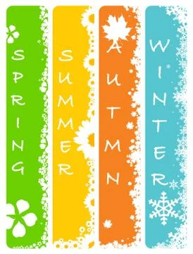 Types of weather Stock-Illustration