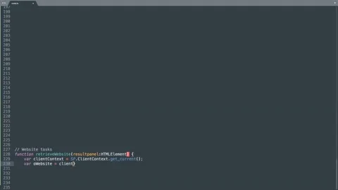 TypeScript Programming Language Source Code Typing Effect. TypeScript Program Stock Footage 147957659