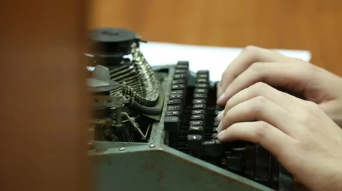 Typewrite edition Stock Footage 41211775