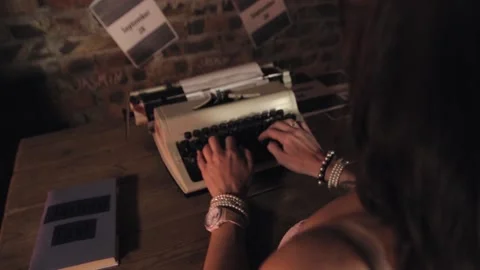 Typewrite Stock Footage 132960670