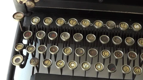 Typewriter 001 Video stock 97339133