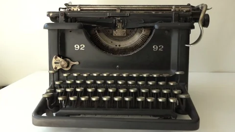 Typewriter 003 Stock Footage