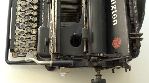 Typewriter 005 Video stock 97339180