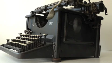 Typewriter 007 Video stock 97497405