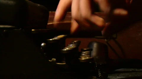 Typewriter 4 Full HD Stock Footage 775103