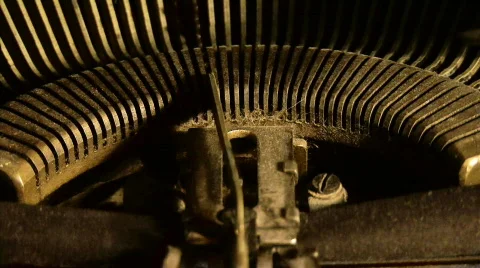 Typewriter 5 Full HD Stock Footage 775506