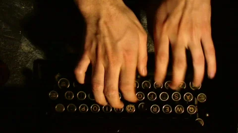 Typewriter 6 Full HD Stock Footage 775658