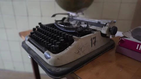 Typewriter from 70s Stock Footage 131965760