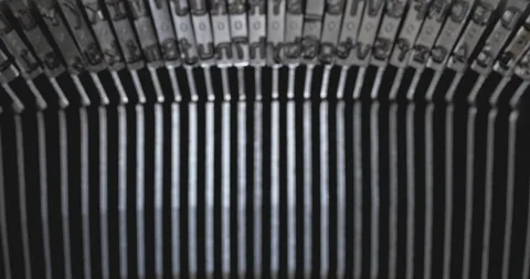 Typewriter in action Stock Footage 149679479
