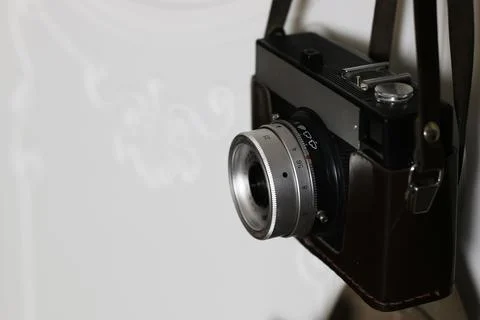 Typewriter and camera retro Stock Photos