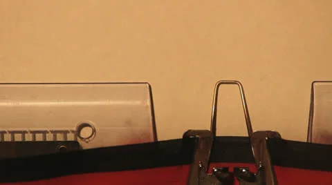 Typewriter: in the Beginning Stock Footage