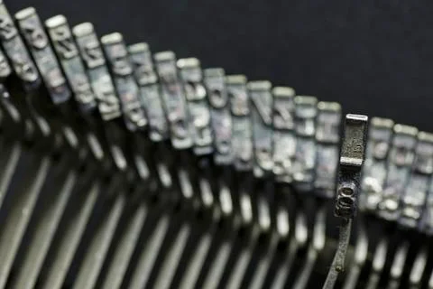 Typewriter character Stock Photos
