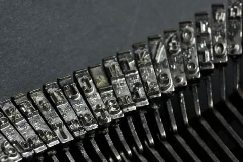 Typewriter character Stock Photos