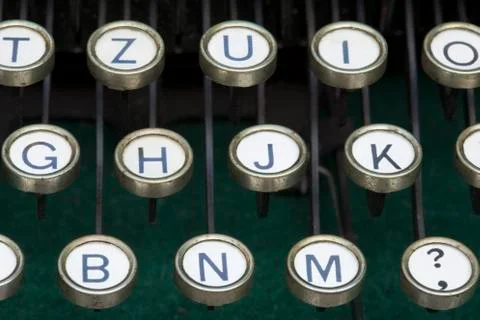 Typewriter close up Фото