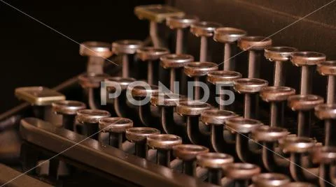 Typewriter close up Stock Photos