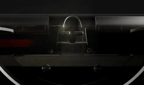 Typewriter Closeup Stock Illustration