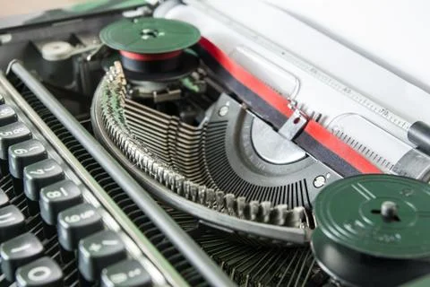Typewriter closeup Stock Photos