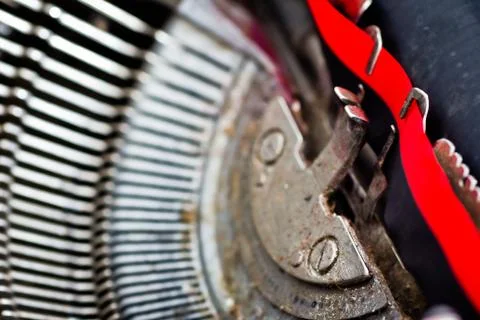 Typewriter detail Stock Photos